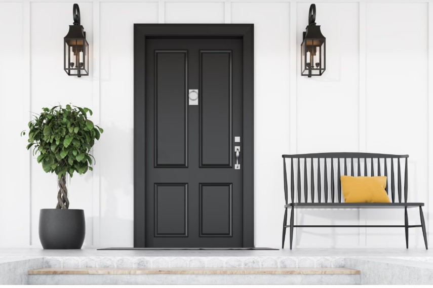 Front Door Painting by Tampa Bay Residential Services LLC