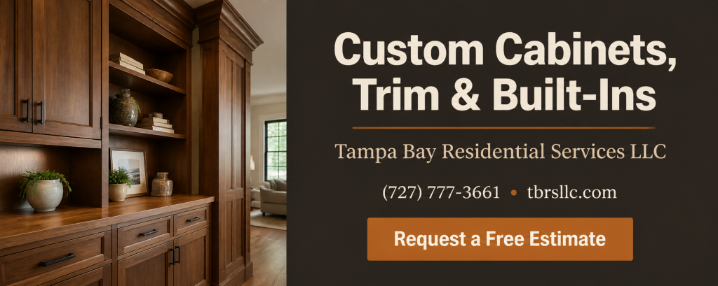 Custom Cabinets Banner for Tampa Bay Residential Services LLC