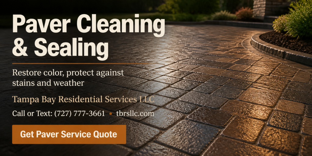 Paver Cleaning and Sealing Tampa Bay Residential Services LLC